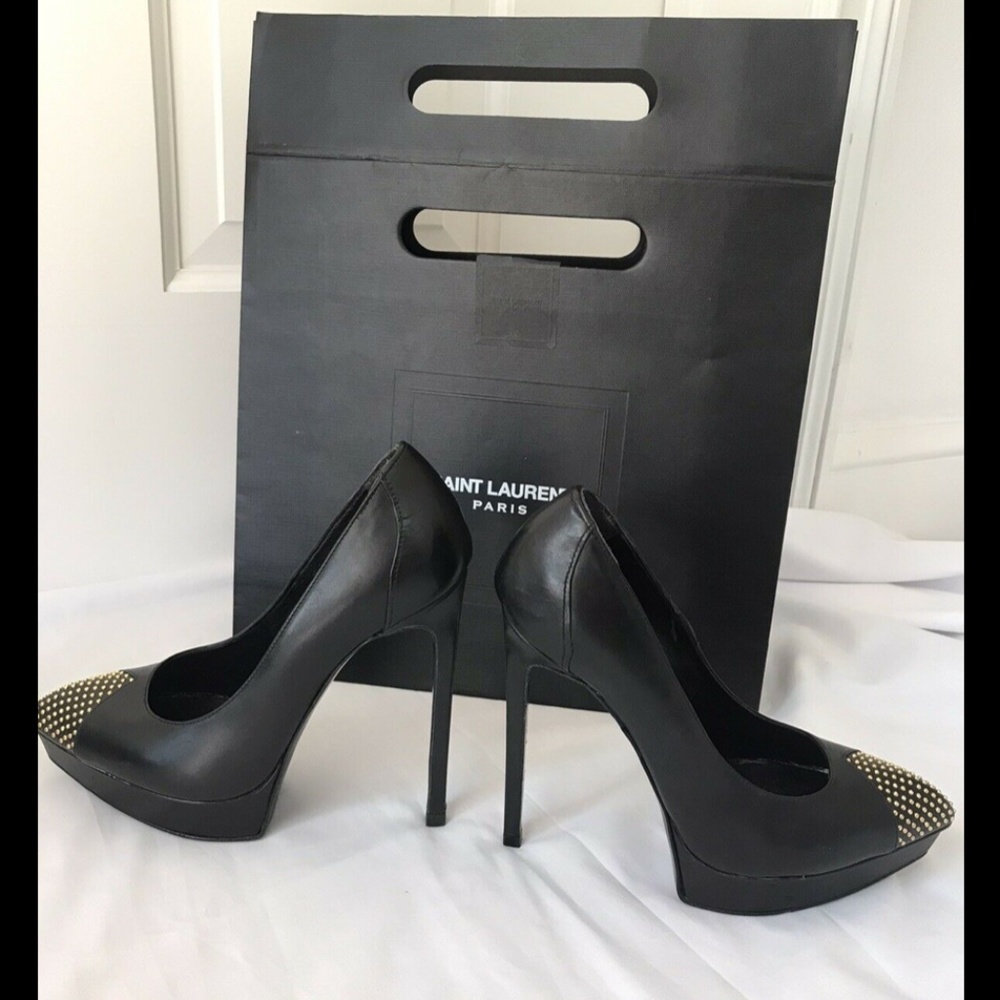 Yves Saint Laurent Women's Shoes Pump Heels 36.5 - Picture 9 of 14